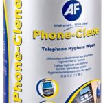 Af Phone-clene Anti-bacterial Phone Wipes Tub - 100 | 77-APHC100T