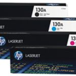 Hp 130a Cyan Toner Damaged Box | 77-CF351A