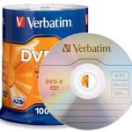 Verbatim Dvd-r 4.7gb 16x White Printable 50 Pack On Spindle | 77-95137