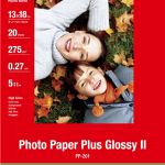 Canon Pp-301 4x6 Glossy Ii 275gsm Photo Paper - 20 Sheets | 77-PP3014X620