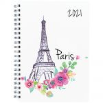 Collins Diary A51 Cities Wiro Pp Diary With Note Pad Odd Year Multipack | 61-438621