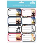 Spencil Sports Collage Name &amp; Subject Labels Sheet 16 | 61-113015