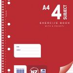 Warwick Exercise Book Spiral 4 Subject 160 Leaf A4 Ruled 7mm | 61-113377