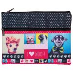 Spencil Woof Pencil Case A4 2 Zip | 61-113687