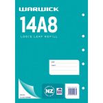 Warwick Refill 14a8 Loose Leaf 50 Leaf A4 Unruled | 61-115745