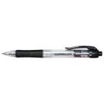 Warwick Pen Ballpoint Black Retractable Medium Box 12 Comfort Grip | 61-117359