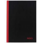 Milford Notebook Fsc Mix 70% Indexed Red &amp; Black A5 100lf | 61-120227