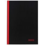 Milford Notebook Fsc Mix 70% Indexed Red &amp; Black A6 100lf | 61-120231