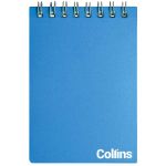 Collins Notebook Wiro Polyprop Ice Blue Top Opening 77x112 5mm Ruled 48 Leaf | 61-120543