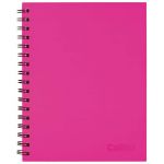 Collins Notebook Wiro 225x175 Shocking Pink 100 Leaf Side Opening | 61-120548