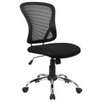 Brenton Chair Black Mesh Mid Back | 61-141141