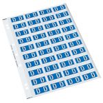 Codafile Label Alpha D 25mm Pack 5 Sheets | 61-162553