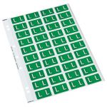 Codafile Label Alpha L 25mm Pack 5 Sheets | 61-162561