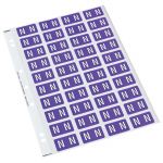 Codafile Label Alpha N 25mm Pack 5 Sheets | 61-162564