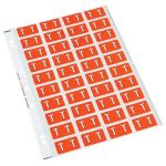 Codafile Label Alpha T 25mm Pack 5 Sheets | 61-162570