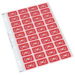 Codafile Label Alpha U 25mm Pack 5 Sheets | 61-162571