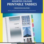 Avery Printable Tabbies L7431 A4 48 Tabs Assorted Colour | 61-171421