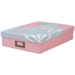 Fm Document Box Pastel Baby Blue Piglet Pink | 61-172255