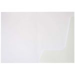 Fm Folder Presentation Gloss White 50 Single Pocket Pack 250gsm | 61-173085