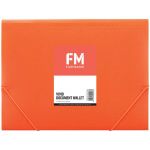 Fm Document Wallet Vivid Burnt Orange A4 | 61-173566