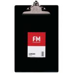 Fm Clipboard Black Recycled Plastic Foolscap | 61-174316