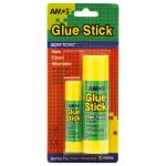 Amos Glue Stick 35gm Plus 8gm Multipack Jumbo And Small | 61-200003