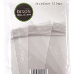 Dixon Resealable Bags Pack 50 75x100mm | 61-201252