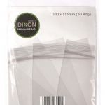 Dixon Resealable Bags Pack 50 100x155mm | 61-201253