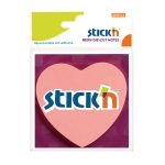 Stick\'n Die Cut Notes Heart 70x70mm 50 Sheets | 61-201625