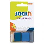 Stick\'n Pop Up Flags Blue 45x25mm 50 Sheets | 61-201635