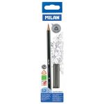 Milan Graphite Pencils H Pack 12 Triangular | 61-214169