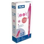 Milan Look Range Ballpoint Pens Pink | 61-214198