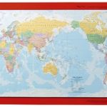 Gillian Miles Wallchart World Map Pacific Centred | 61-227379