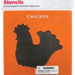 Ec Stencil Set Farmyard Set Of 6 | 61-227458