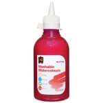 Ec Paint Washable Watercolours Glitter 250ml Pink | 61-227803