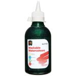 Ec Paint Washable Watercolours Glitter 250ml Green | 61-227833