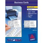 Avery Business Cards L7414-20 20 Inkjet Laser 10up 20 Sheets | 61-238036