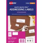 Avery Label J8651-50 Inkjet Fsc Mix Credit 50 Sheets | 61-238064