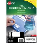 Avery No Peel Label L6146 White 24up 10 Sheets Laser 63.5x33.9mm | 61-238160