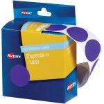 Avery Label Dispenser Dmc24p Purple Round 24mm 500 Pack | 61-238252