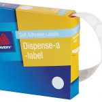 Avery Label Dispenser Dmc14w White Round 14mm Fsc Mix Credit 1200 Pack | 61-238261