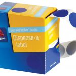 Avery Label Dispenser Dmc24b Blue Round 24mm Fsc Mix Credit 500 Pack | 61-238265