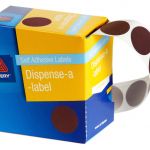 Avery Label Dispenser Dmc24br Brown Round 24mm Fsc Mix Credit 500 Pack | 61-238266