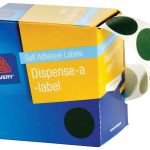 Avery Label Dispenser Dmc24g Green Round 24mm 500 Pack | 61-238267