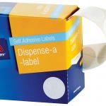 Avery Label Dispenser Dmc24w White Round 24mm Fsc Mix Credit 550 Pack | 61-238271