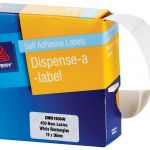 Avery Label Dispenser Dmr1936w 19x36mm White Fsc Mix Credit 450 Pack | 61-238288