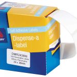 Avery Label Dispenser Dmr2438w 24x38mm White 380 Pack | 61-238292