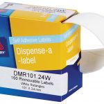 Avery Label Dispenser Dmr101.24w White Rectangle | 61-238302