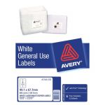 Avery Label L7165 General Use A4 Fsc Mix Credit 8up 100 Sheets | 61-238333