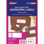 Avery Label J8159-50 Inkjet Fsc Mix Credit 24up 50 Sheets | 61-238375